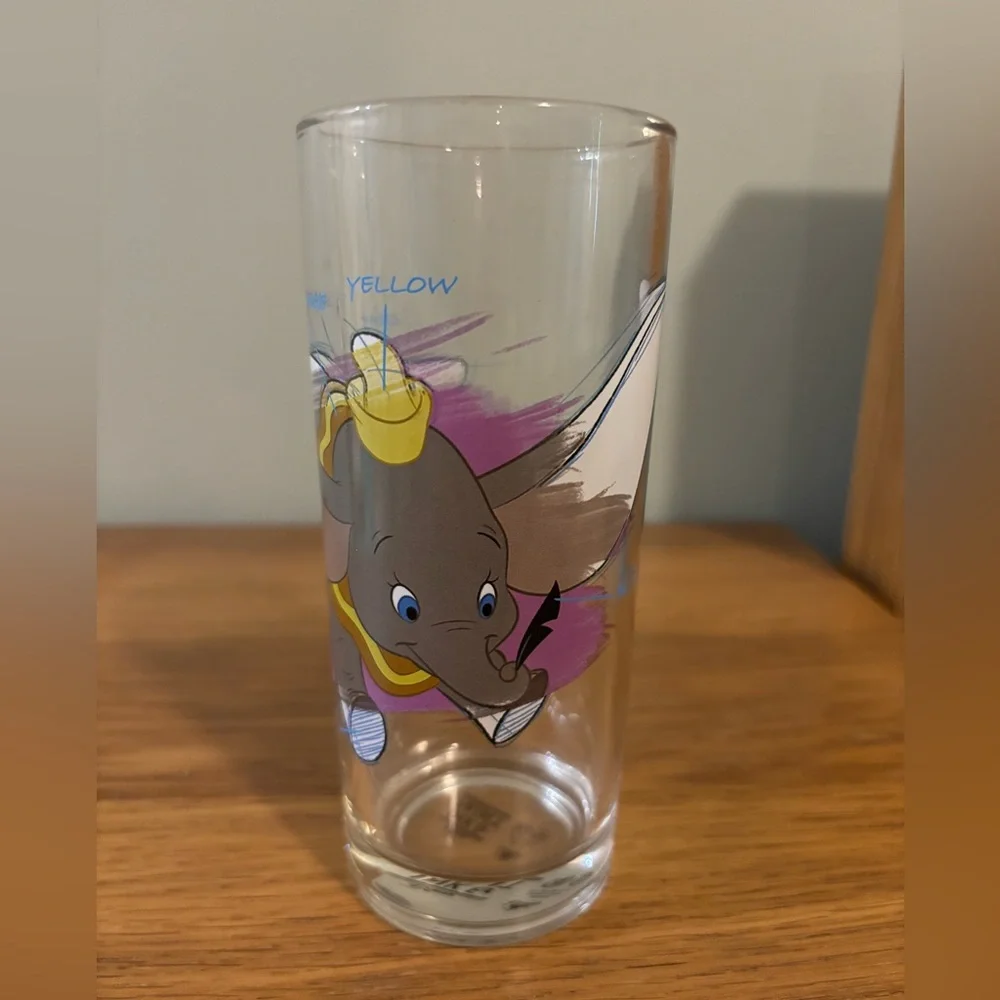 Disney INK and PAINT Dumbo 12oz Drinking Glass